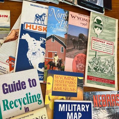 Vintage Maps & RR Time tables