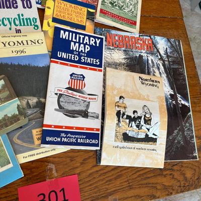 Vintage Maps & RR Time tables
