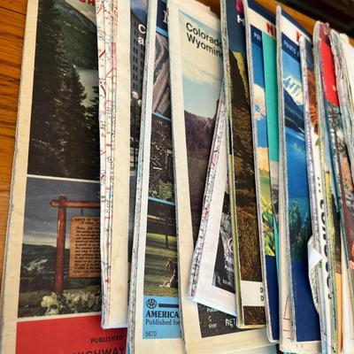 Vintage Maps & RR Time tables