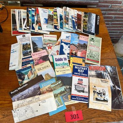 Vintage Maps & RR Time tables