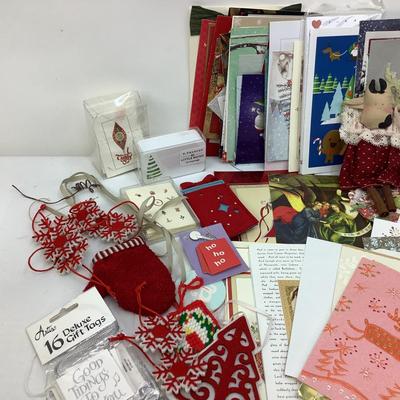 Lot 477 Lot of Christmas Cards & Gift Tags