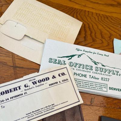 Vintage Paper advertising