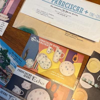 Franciscan China Brochures