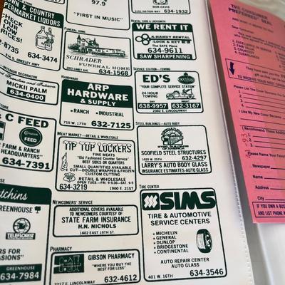 Vintage Phone book covers