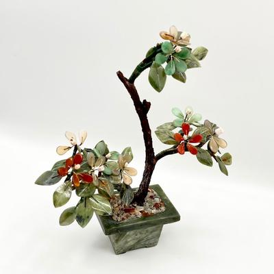 Small Jade Quartz Japanese Bonsai Tree