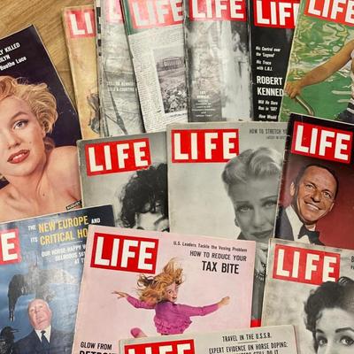 1950s & 1960s Life magazines
