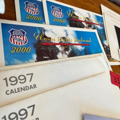 UP RR Calendars