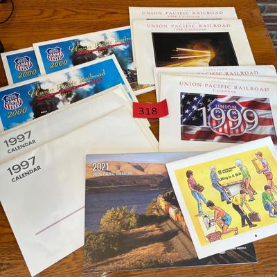 UP RR Calendars