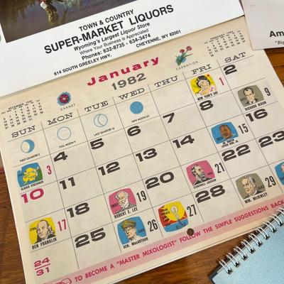 Vintage calendars