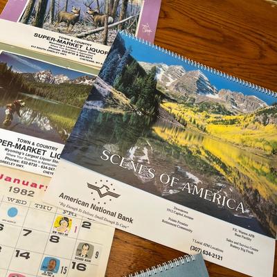 Vintage calendars