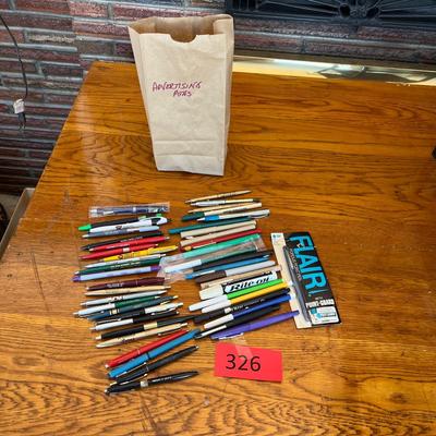 Bag of Advertising Pens