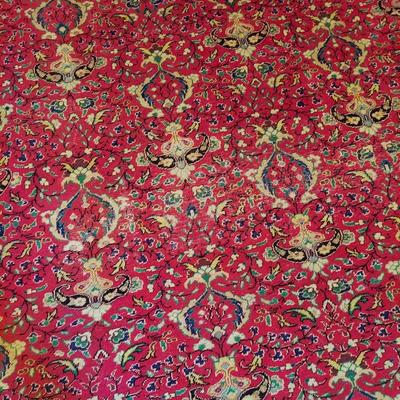 Red Wool Damask Rug (DR-BBL)
