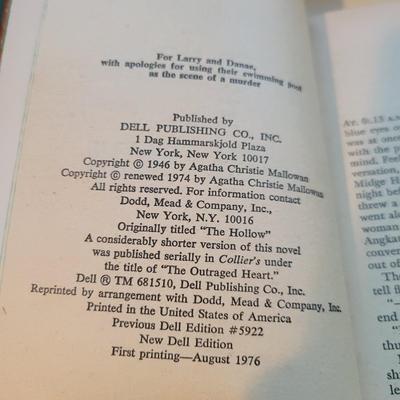Nine Agatha Christie Paperbacks (UH-DW)