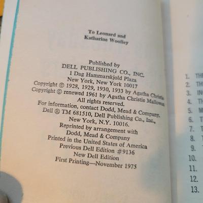 Nine Agatha Christie Paperbacks (UH-DW)