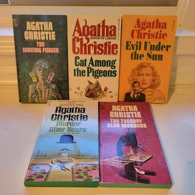 Nine Agatha Christie Paperbacks (UH-DW)