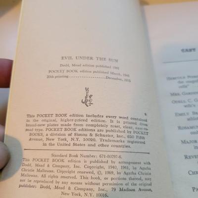 Nine Agatha Christie Paperbacks (UH-DW)