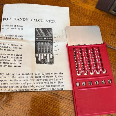 Vintage desk items