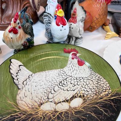 Large flock of chickens