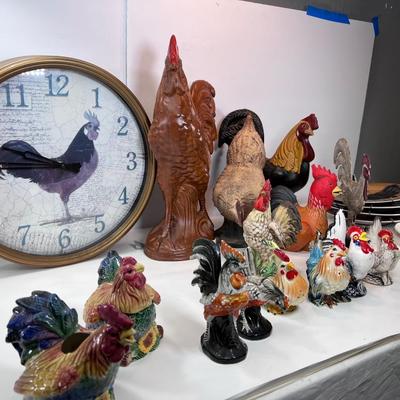 Large flock of chickens