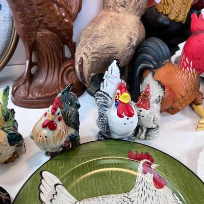Large flock of chickens