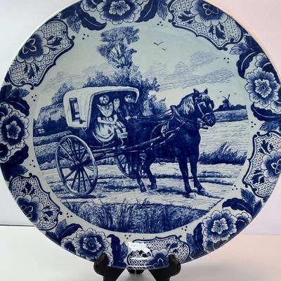 1839 Delft Horse and carriage