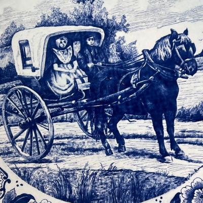 1839 Delft Horse and carriage