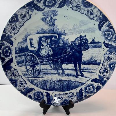 1839 Delft Horse and carriage
