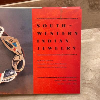 Native American Turquoise and Coral Silver Bracelet & Book (PC2-SS)