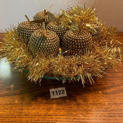 Festive apple display