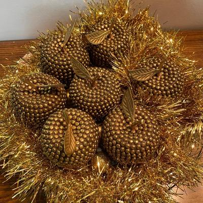Festive apple display