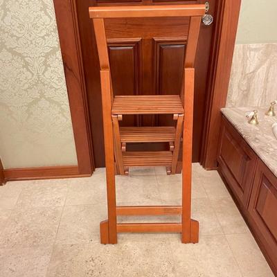 3-Step Italian Made Wooden Ladder (PC1-SS)