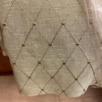 Eight Matching Curtain Panels w/ Rods and Hardware (PB, PC1-SS)