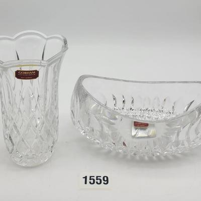 2 Pc Gorham Crystal