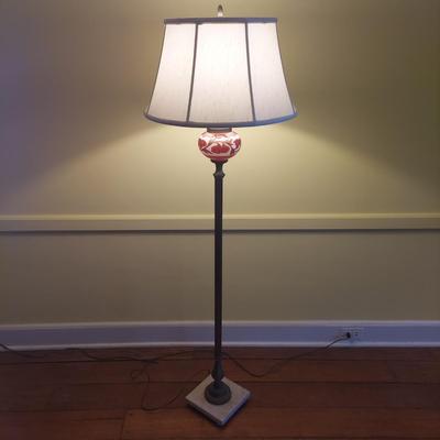 Floor Lamp w/ Marble Base (LR-BBL)