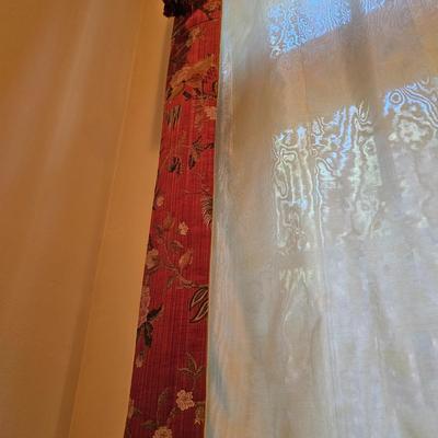 Custom Made Window Treatments w/Panels  (UH-JS)