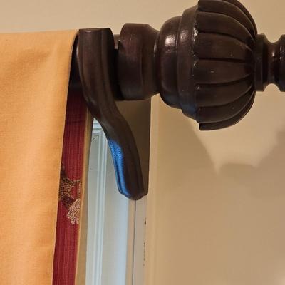 Custom Made Window Treatments w/Panels  (UH-JS)