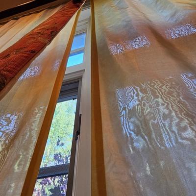 Custom Made Window Treatments w/Panels  (UH-JS)