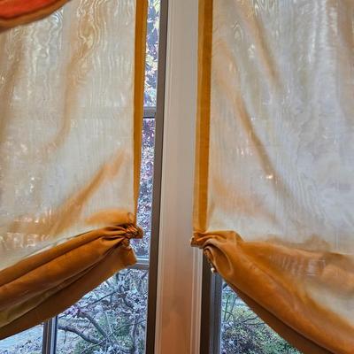 Custom Made Window Treatments w/Panels  (UH-JS)