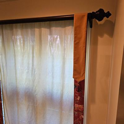 Custom Made Window Treatments w/Panels  (UH-JS)