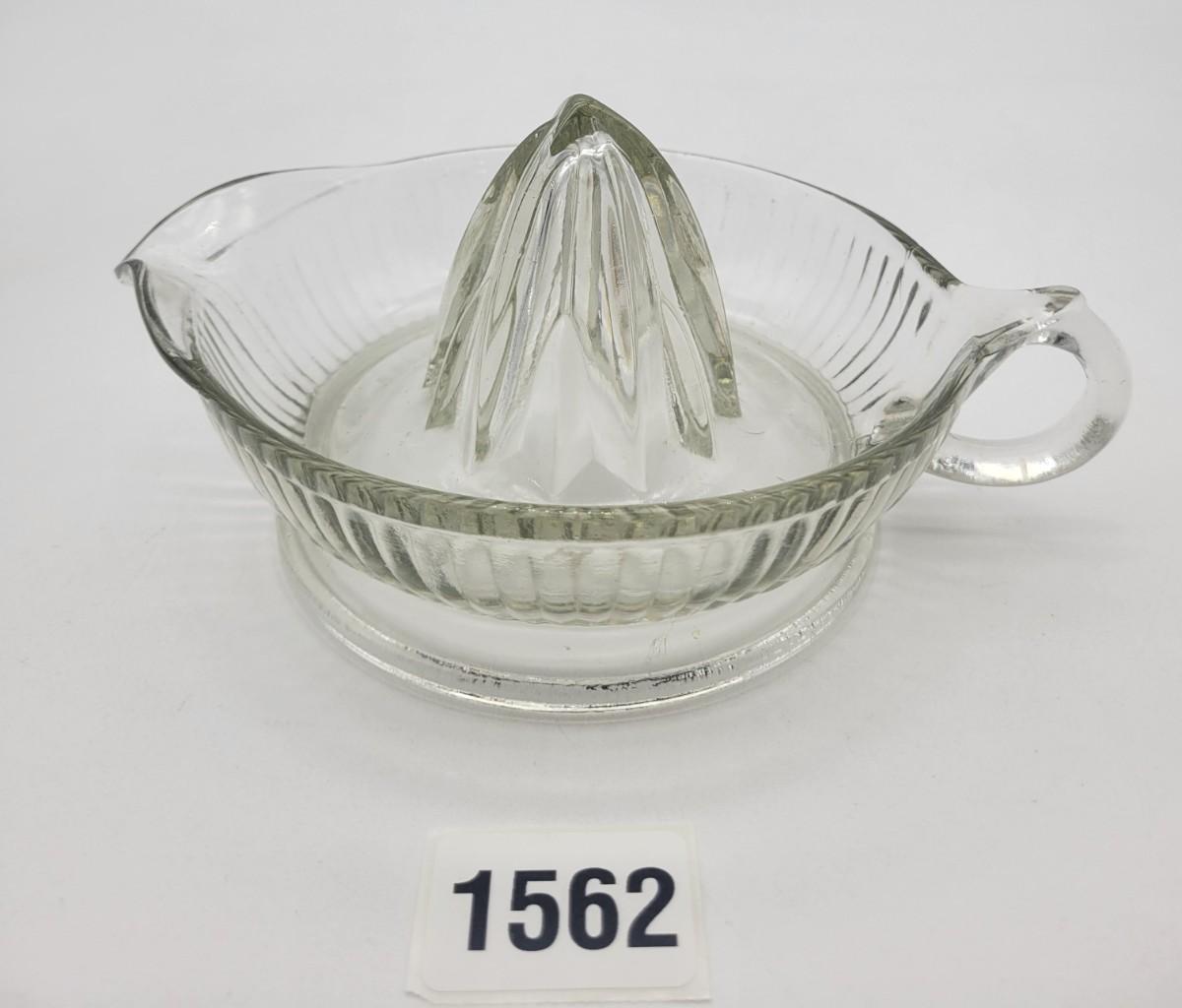 Antique Glass Citrus Juicer