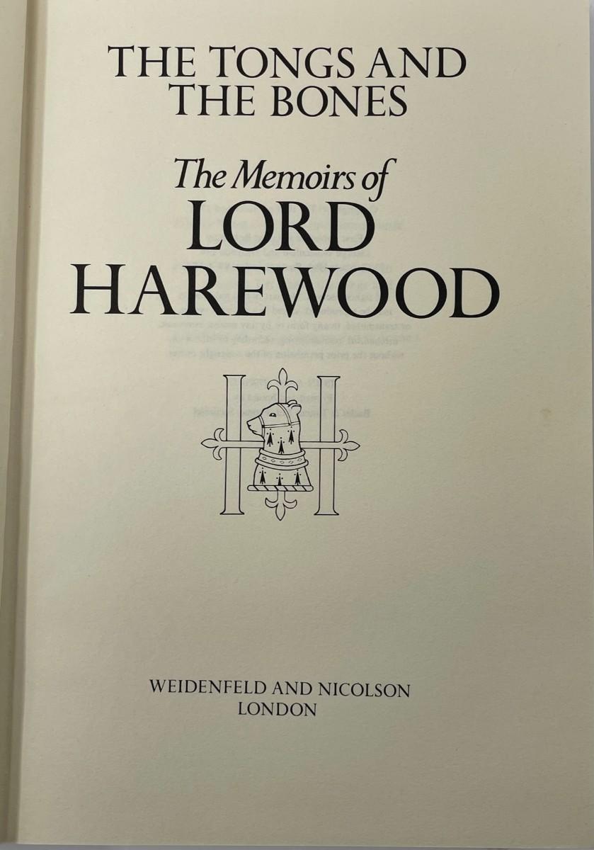 The Tongs & The Bones, Lord Harewood