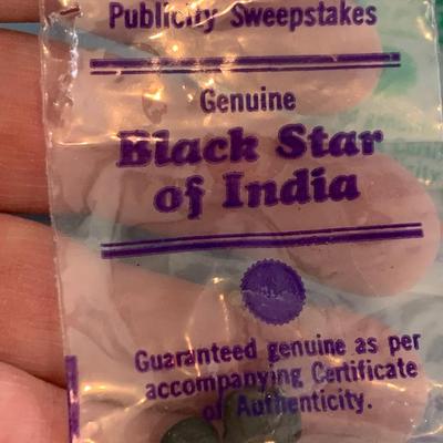 Gems Lot - Emeralds and Black Star