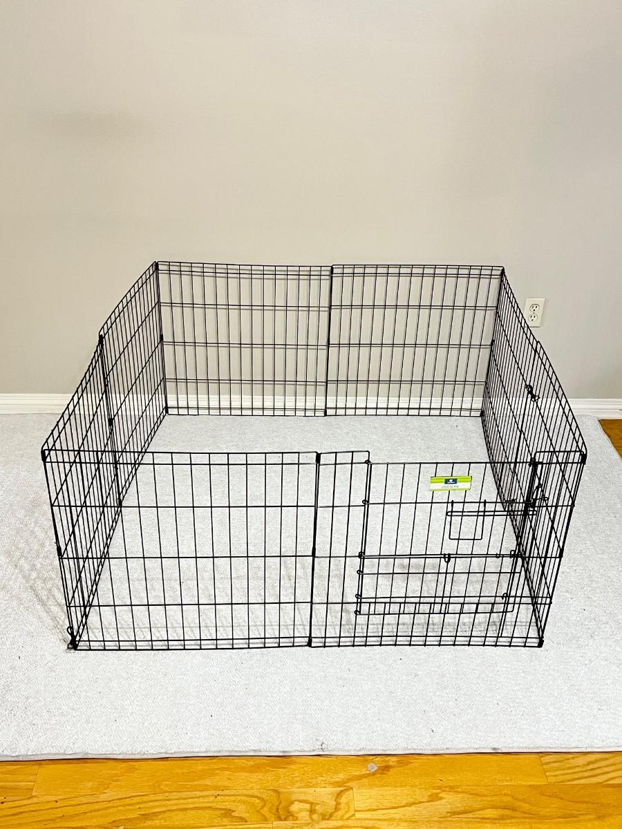 Top paw split top door exercise pen