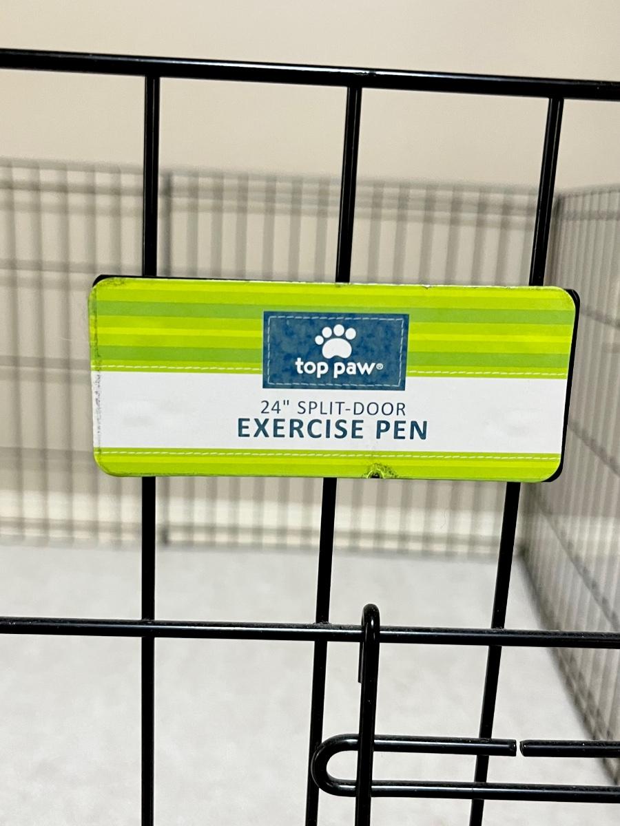Top paw split door exercise sale pen