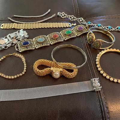 Estate Bracelet Jewelry Lot