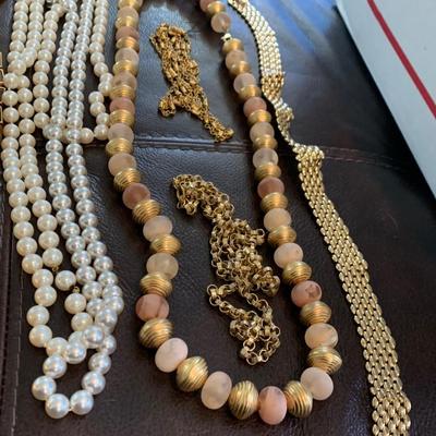 Large Estate Jewelry Lot Necklaces