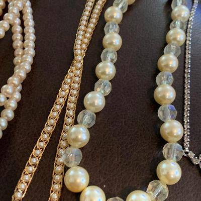 Large Estate Jewelry Lot Necklaces