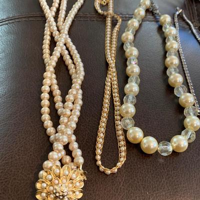 Large Estate Jewelry Lot Necklaces