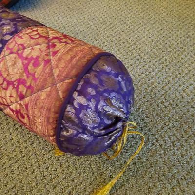 3 Silk Pillows & One Blanket From India  (BR1-JS)