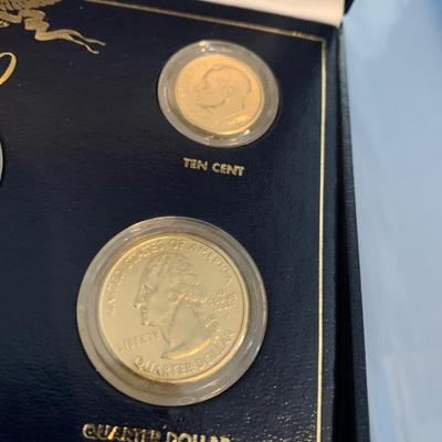 2000 24k Plated Coin Set In Display Box